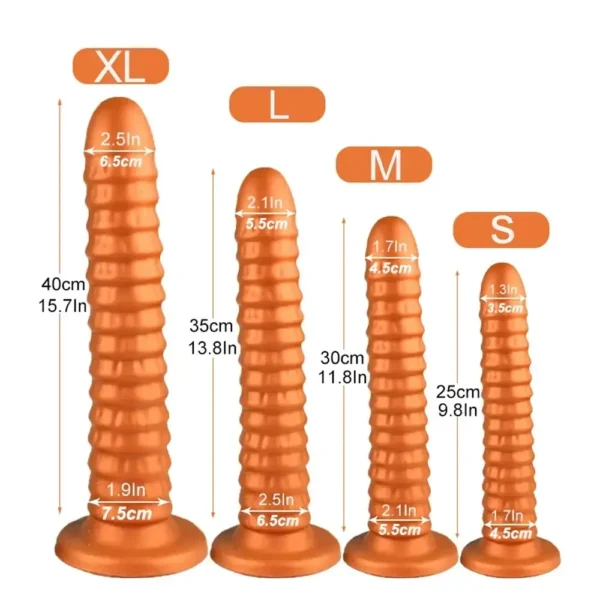 40cm silicone butt plug dilator