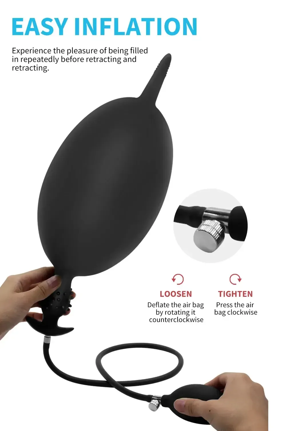 adjustable butt plug for anal play