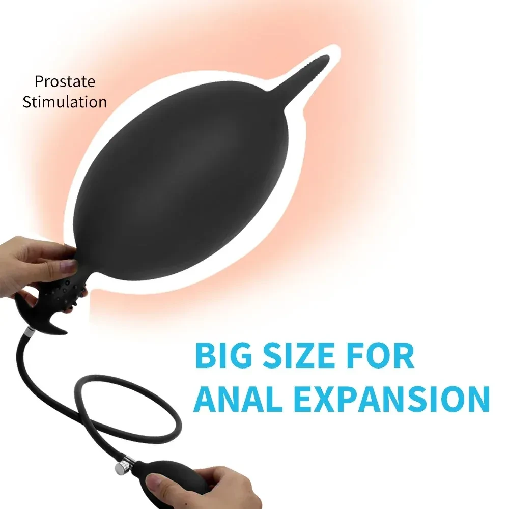 adjustable inflatable anal sex toy