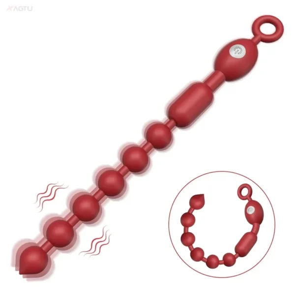anal beads with clitoral focus vibrator