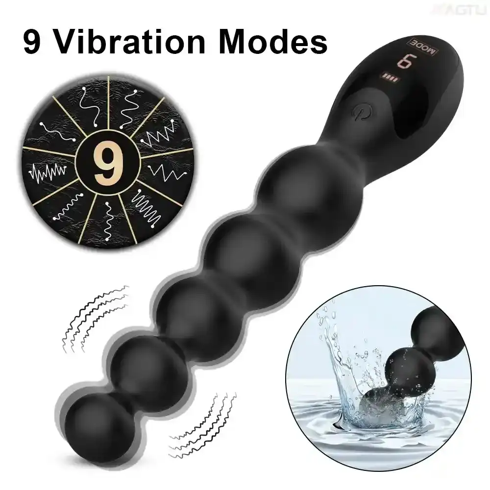 anal beads with multiple vibrations