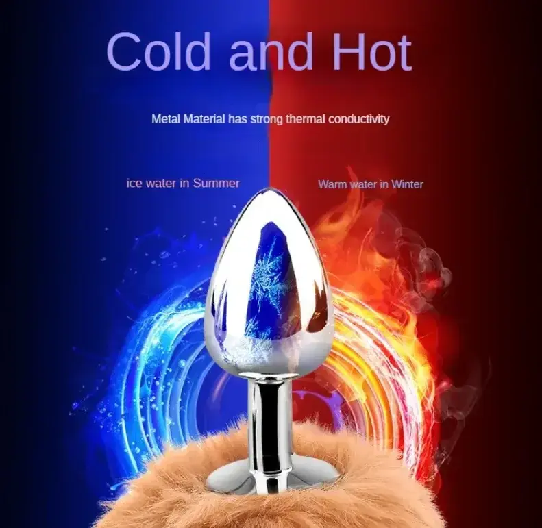 anal stimulation with fox tail plug