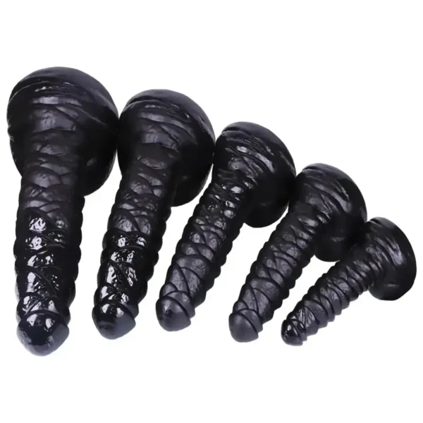 anal stretching with plastic dildo