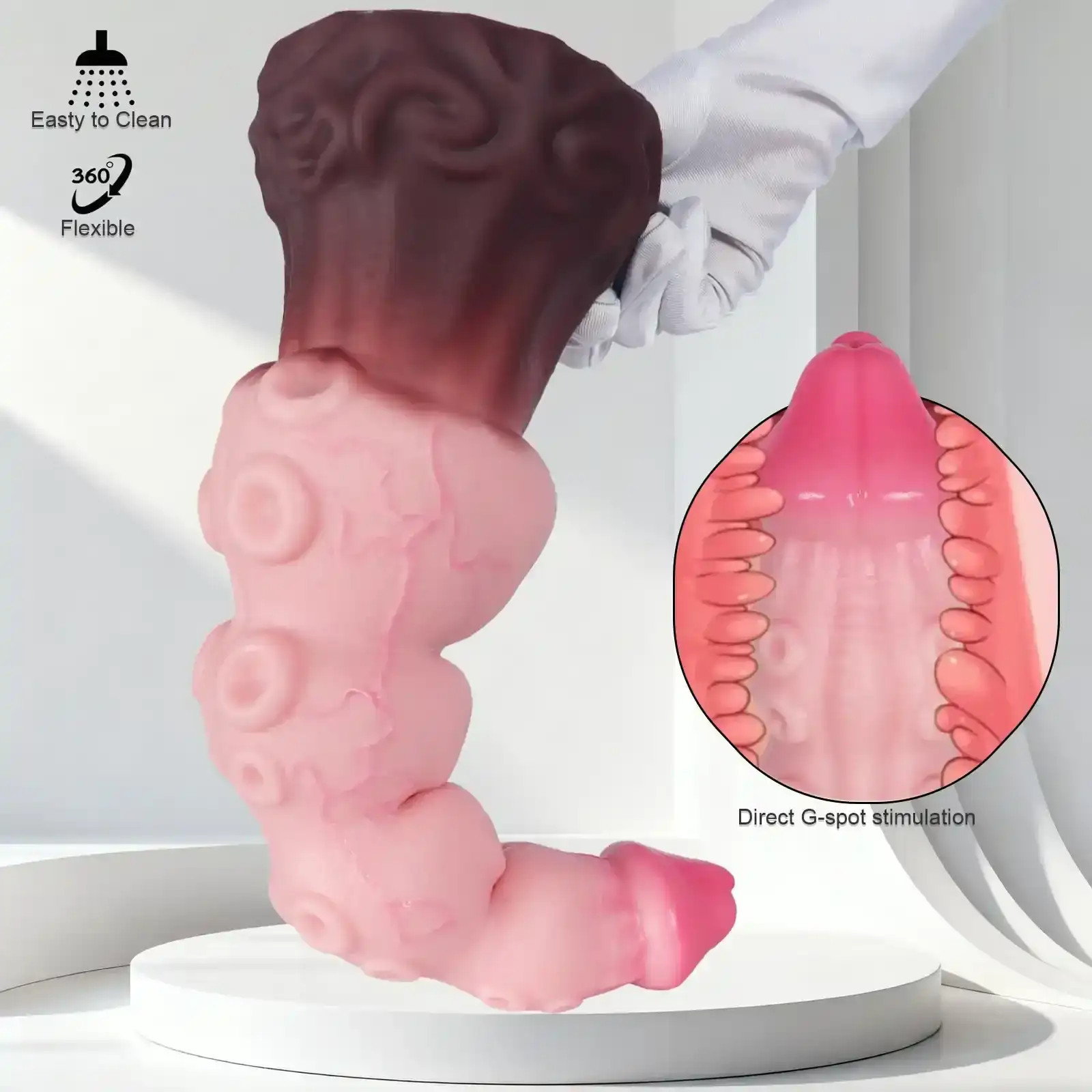 anal training plug with knot