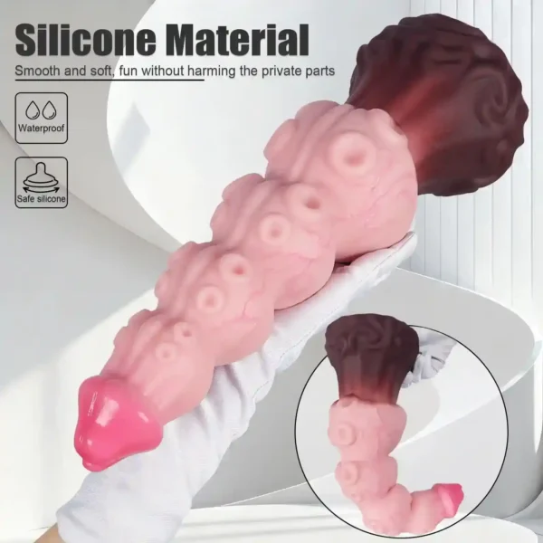 anal training silicone plug suction