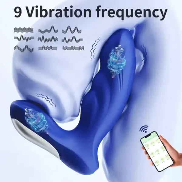 app controlled anal prostate vibrator