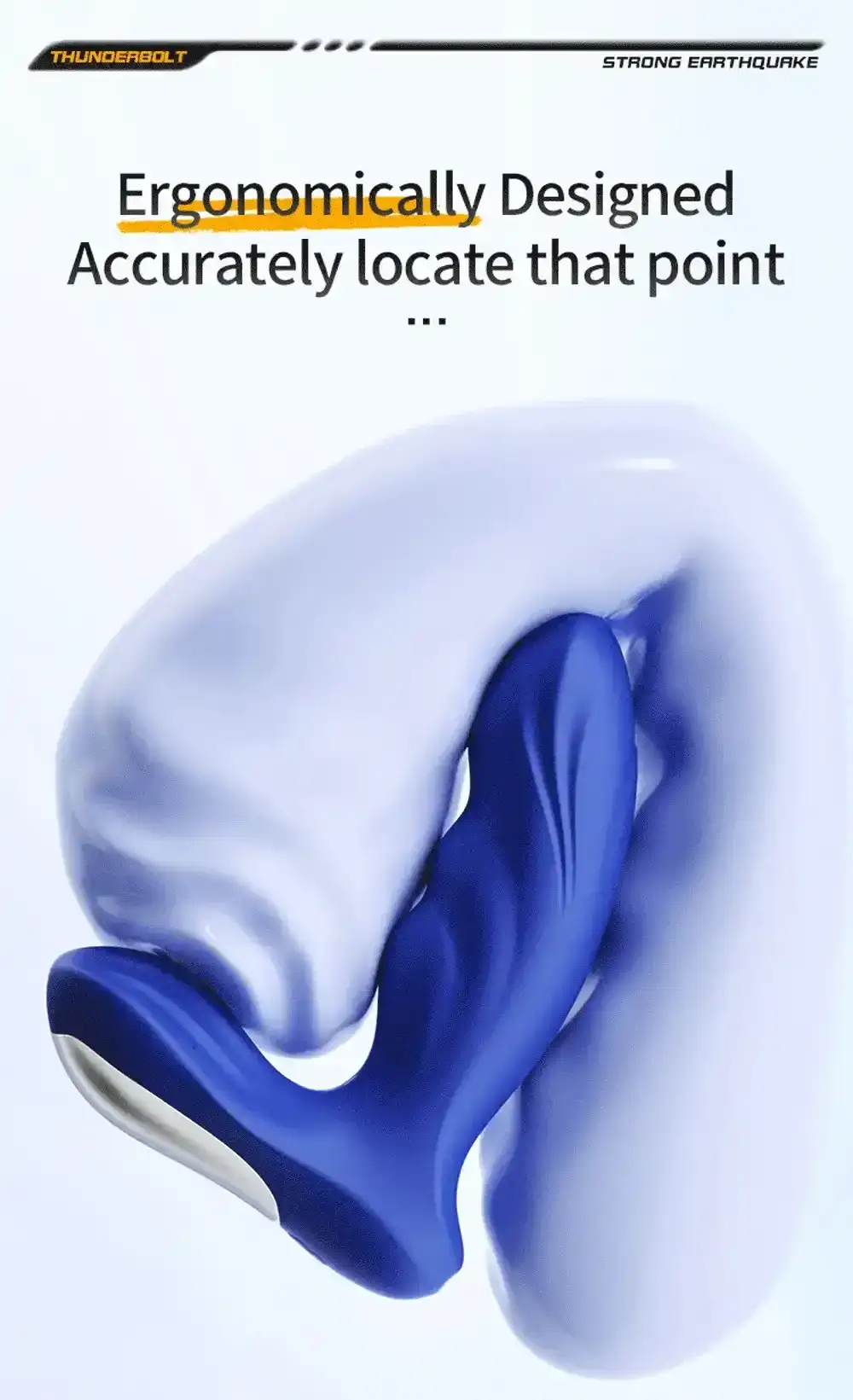 app controlled ergonomic prostate toy