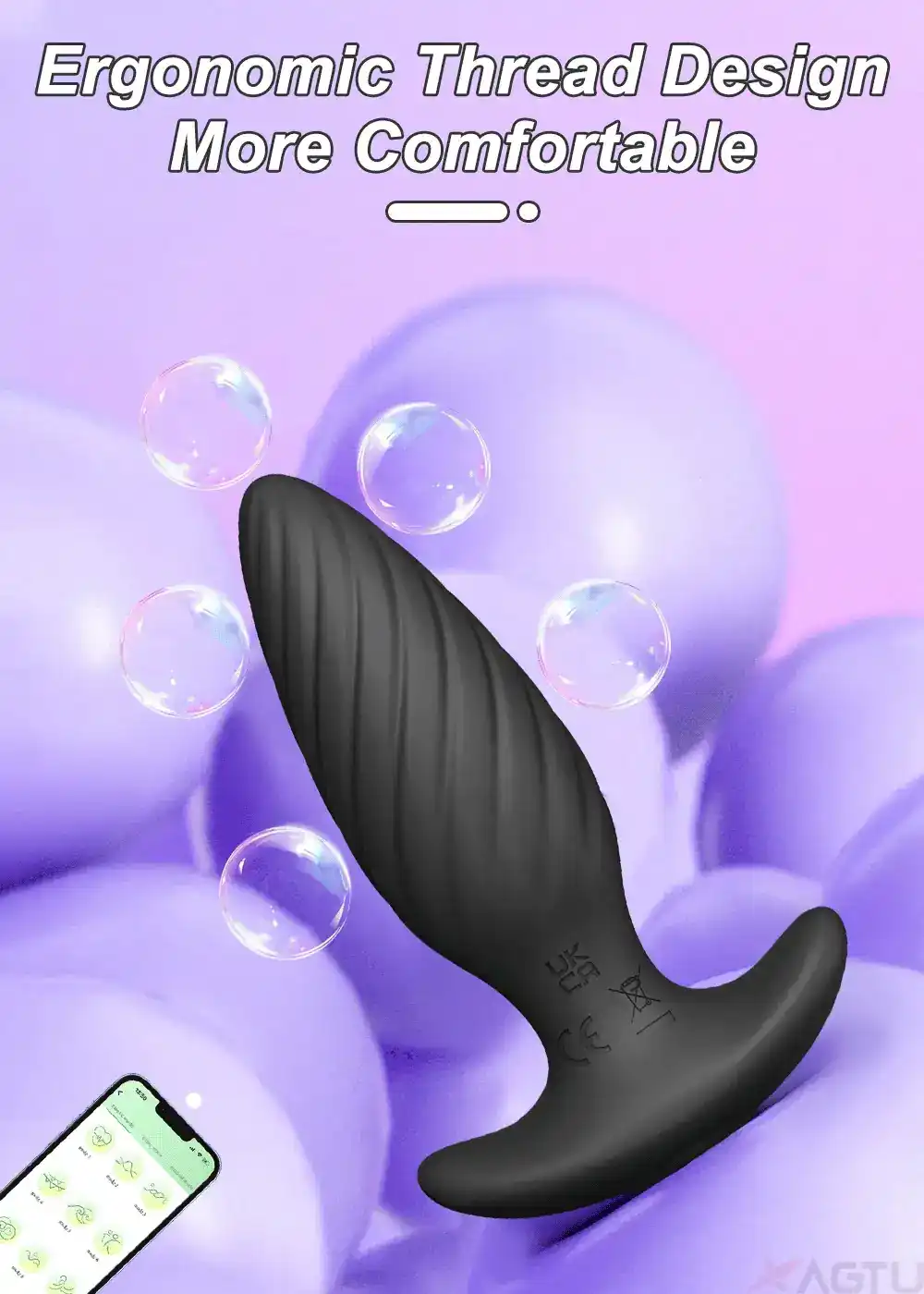 app controlled masturbator silicone plug