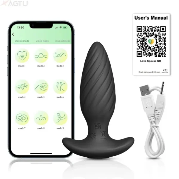 app controlled silicone masturbation device