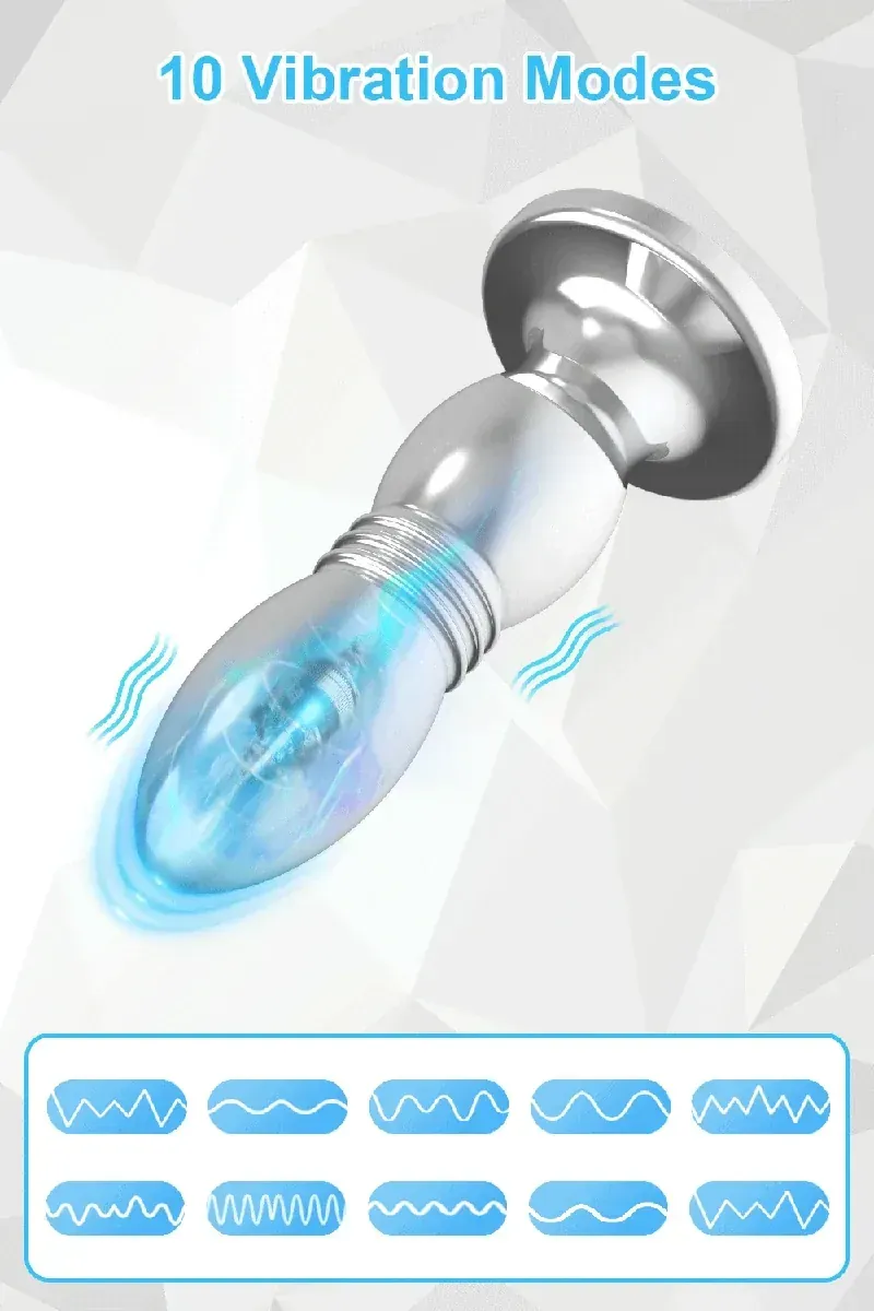 app controlled vibrating anal plug