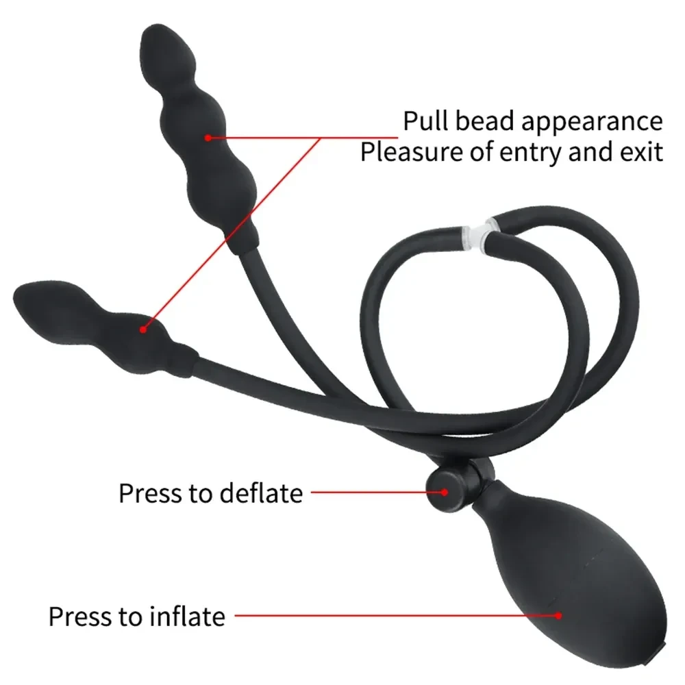 beaded butt plug for men women