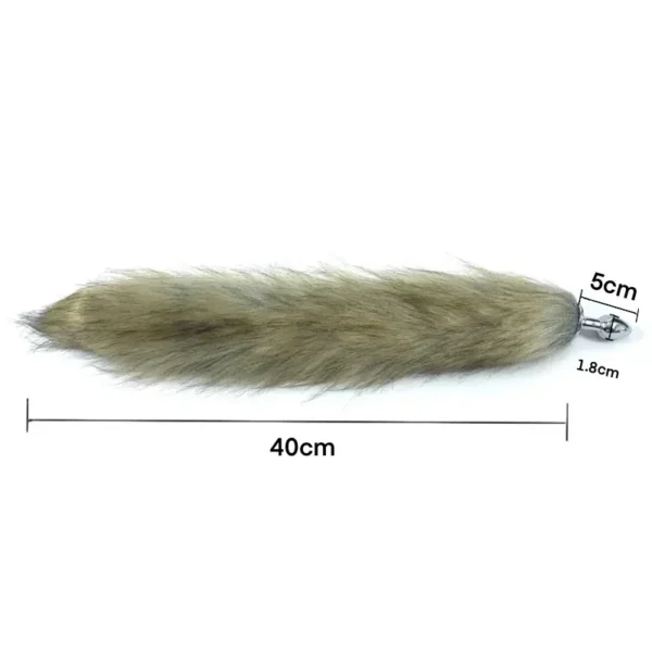 beginner friendly fox tail butt plug