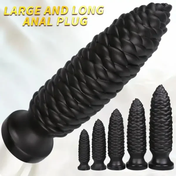 beginner rubber anal plug with suction