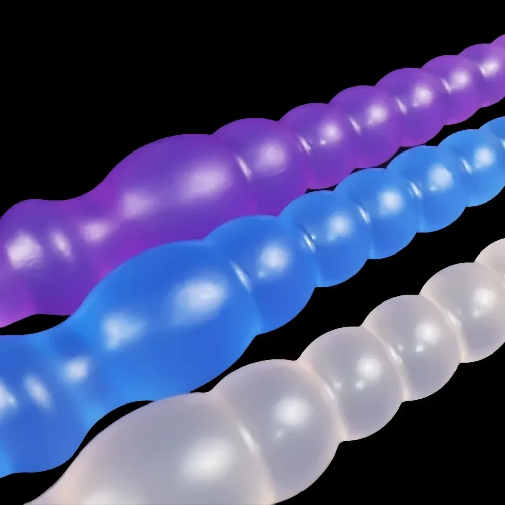 black anal beads plug for men