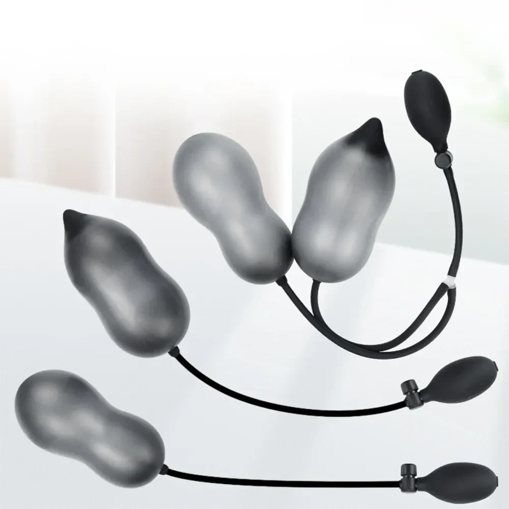 black inflatable anal plug pleasure