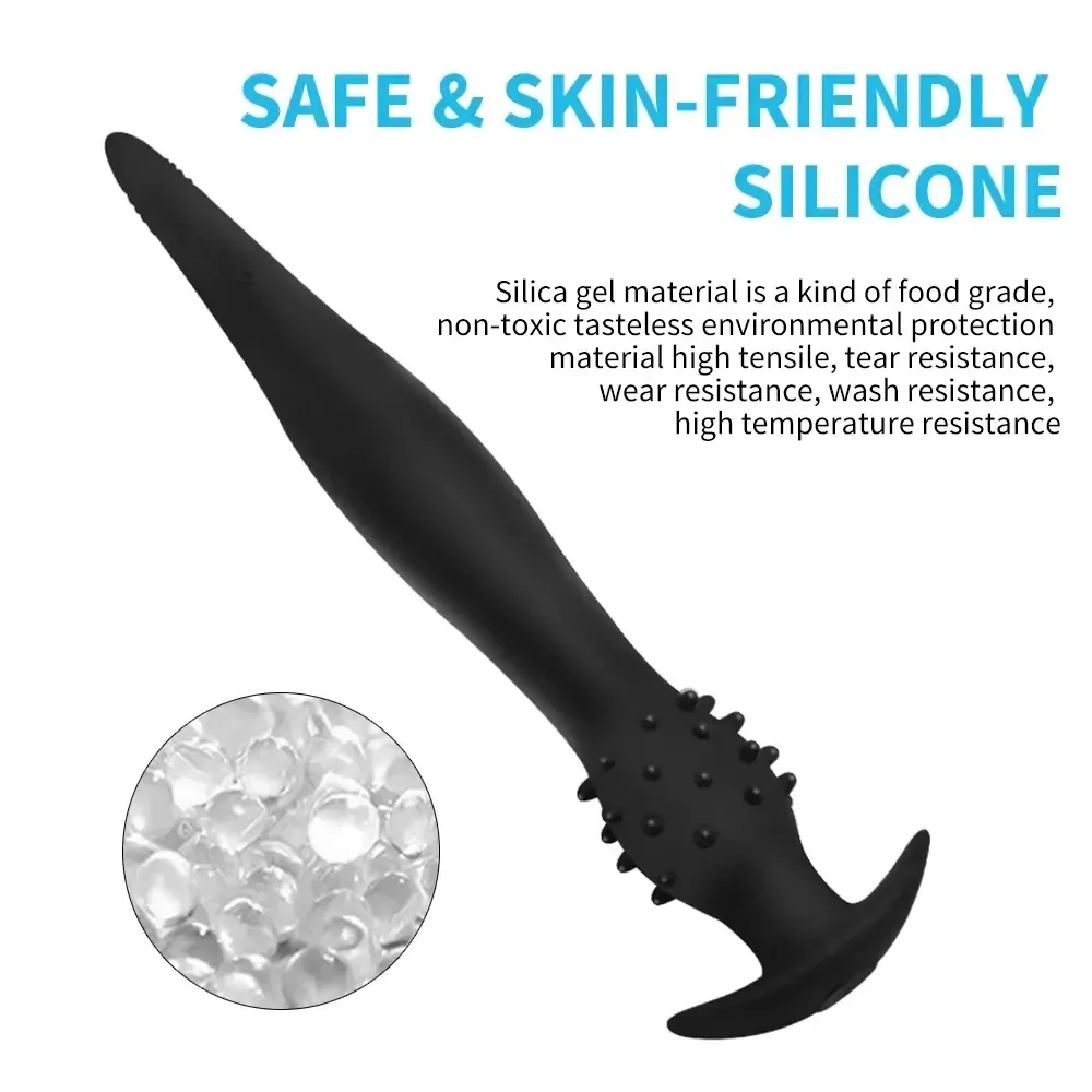 black inflatable silicone anal dilator