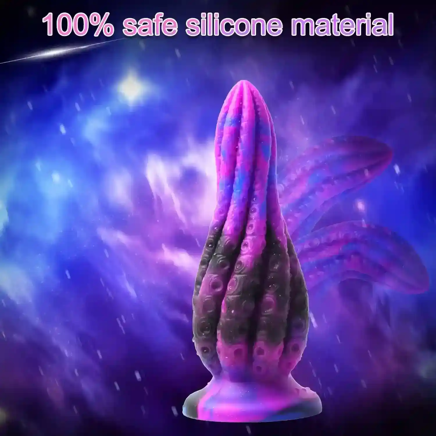 black silicone anal beads plug