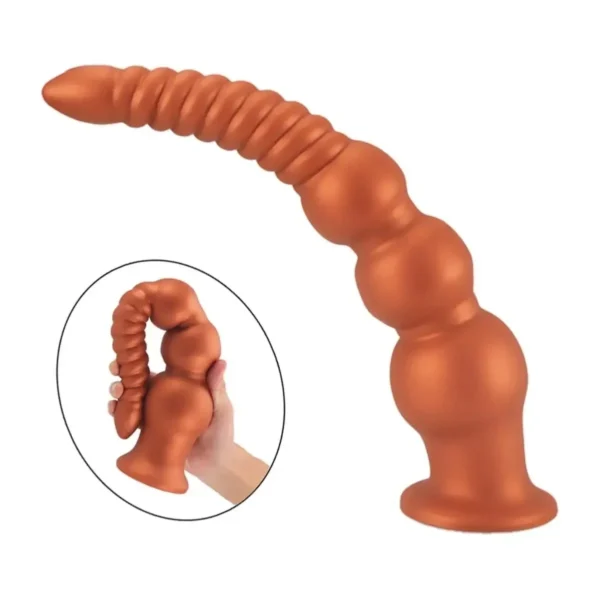 black silicone anal beads prostate