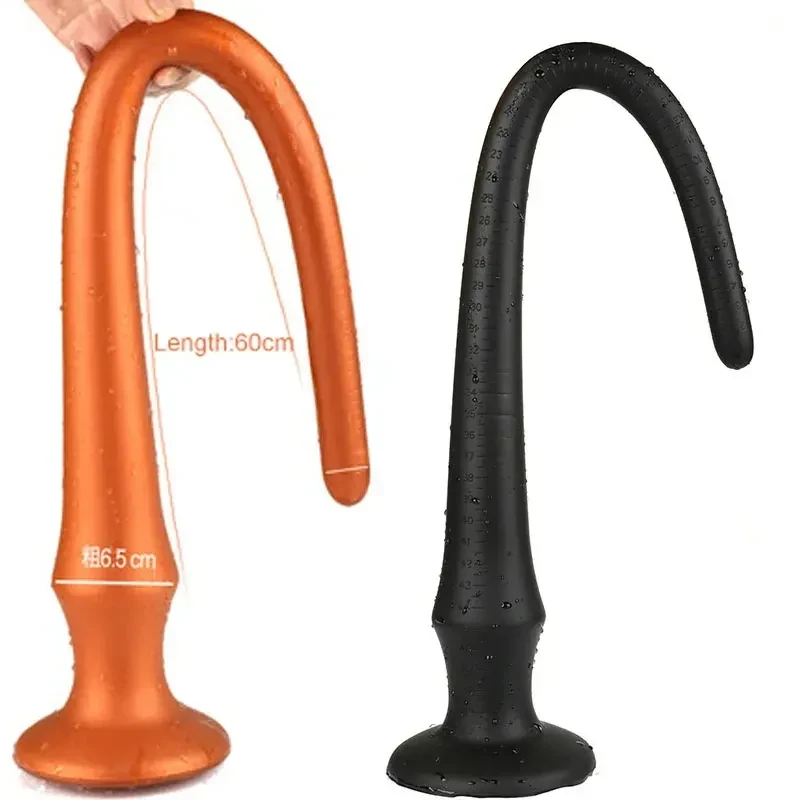 black silicone anal dilator large