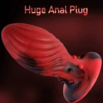 black silicone egg anal toy