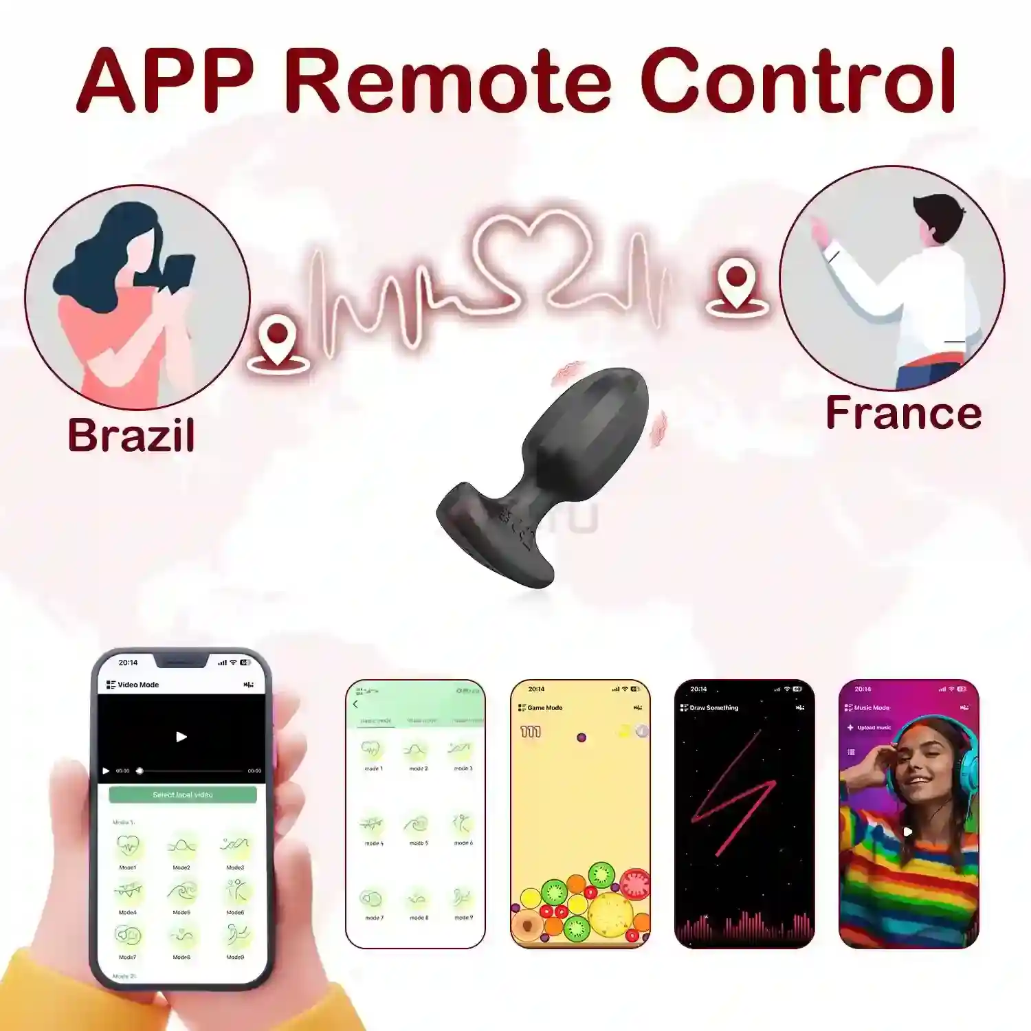 black silicone prostate massager toy