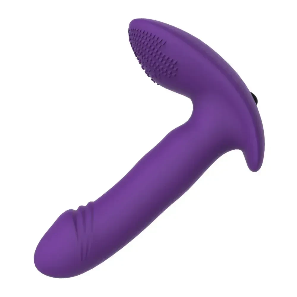 black silicone vibrating anal toy