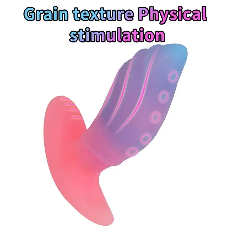 black silicone wearable anal plug