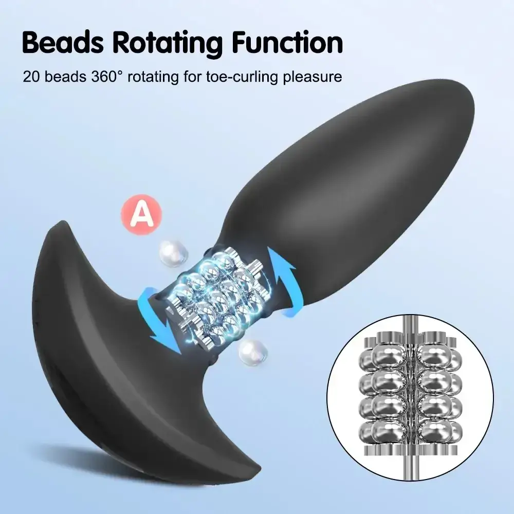 bluetooth controlled prostate massager plug