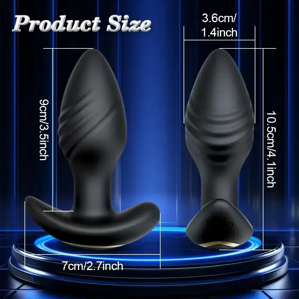 bluetooth remote control anal plug toy