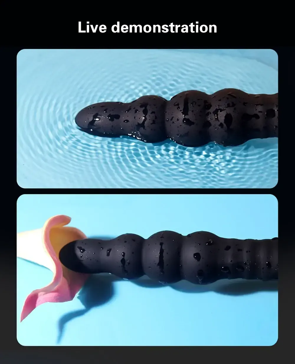 body safe silicone anal beads waterproof