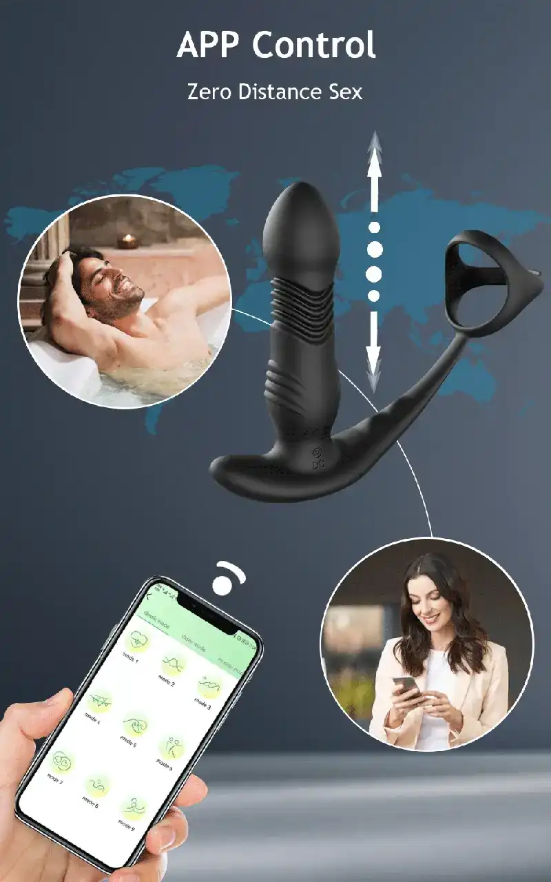 body safe silicone anal prostate toy