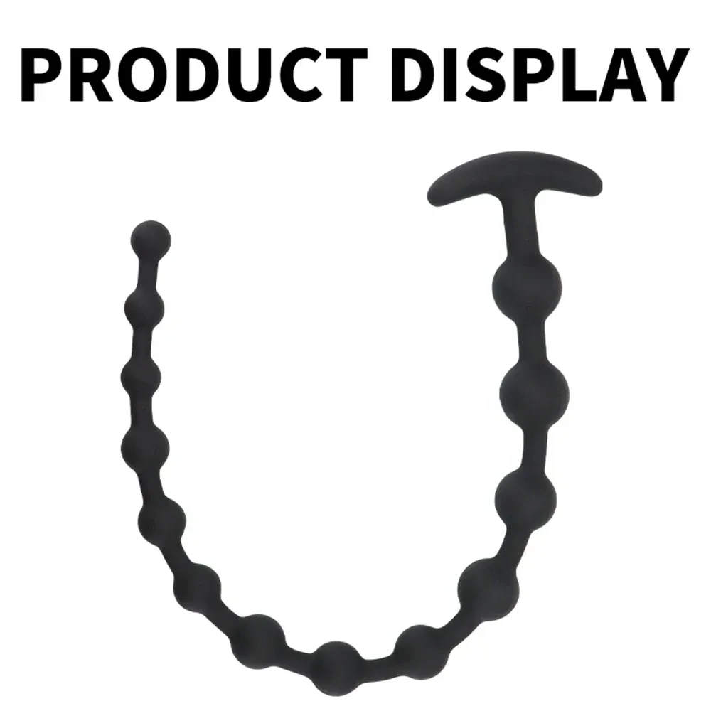 body safe silicone anal stretching beads