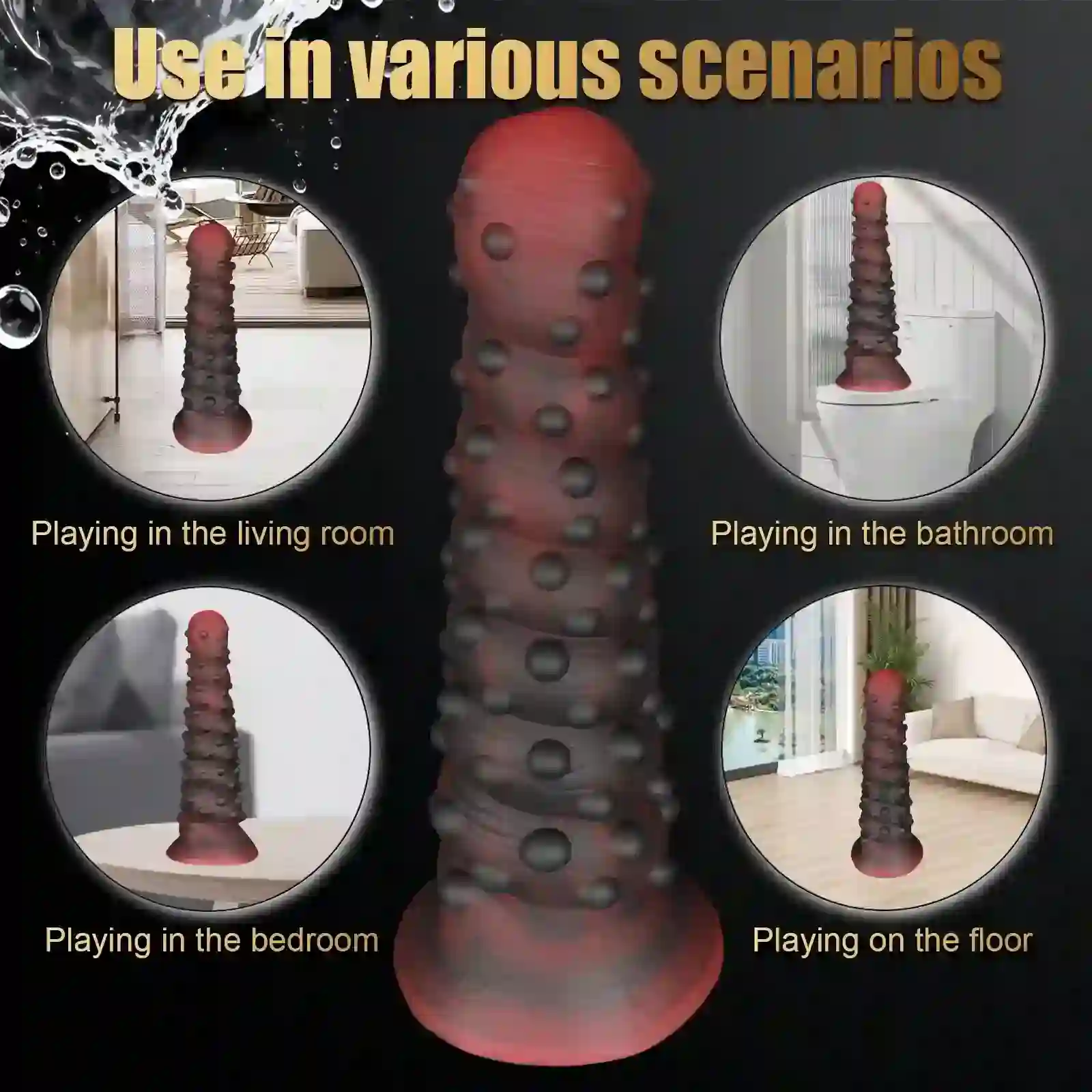 body safe silicone monster dildo