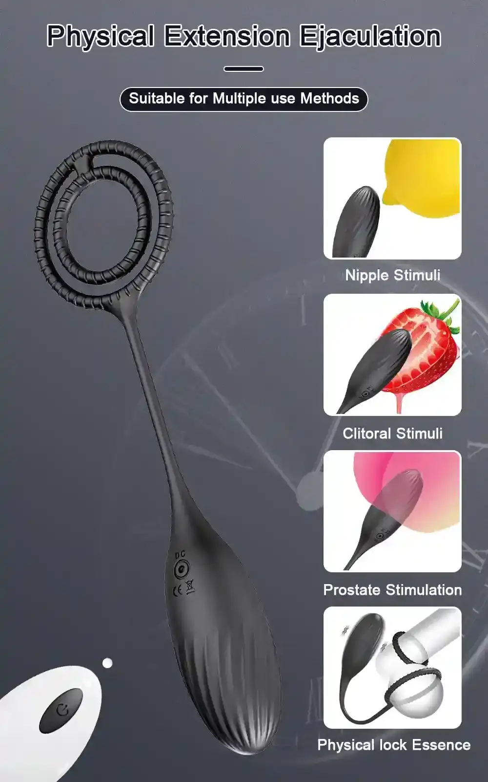 body safe silicone prostate anal plug