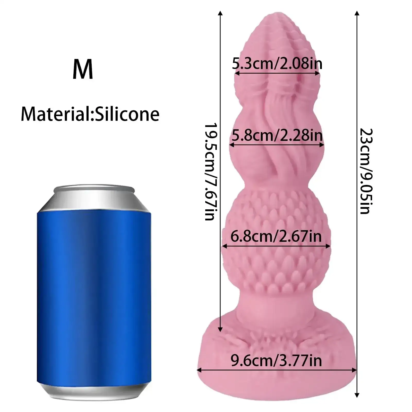 clear plastic anal plug waterproof