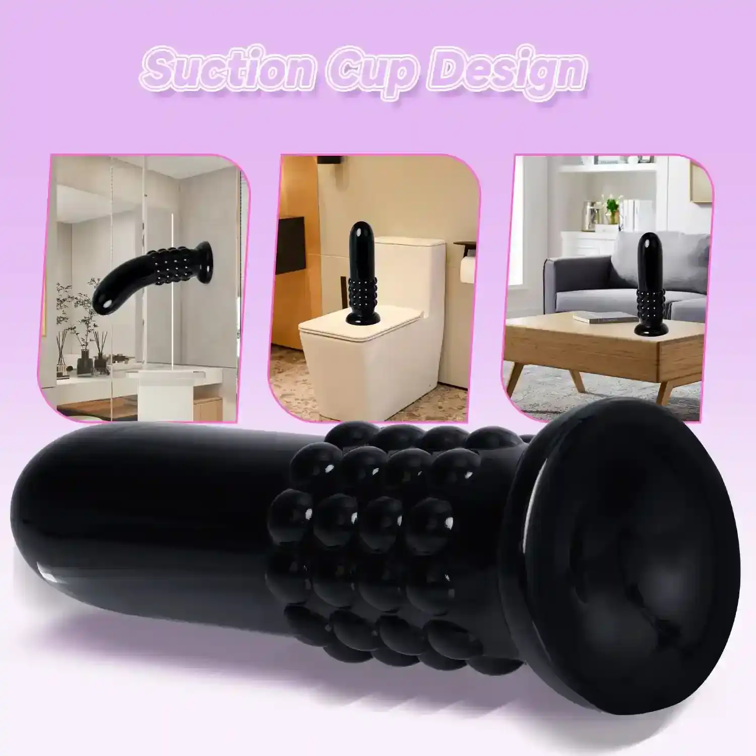 clear pvc anal plug waterproof