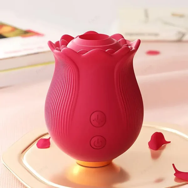 compact rose vibrator discreet design