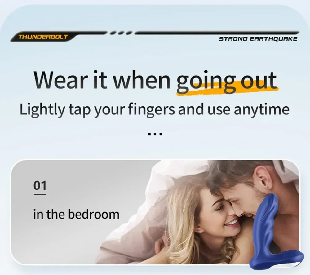 compact silicone prostate pleasure device