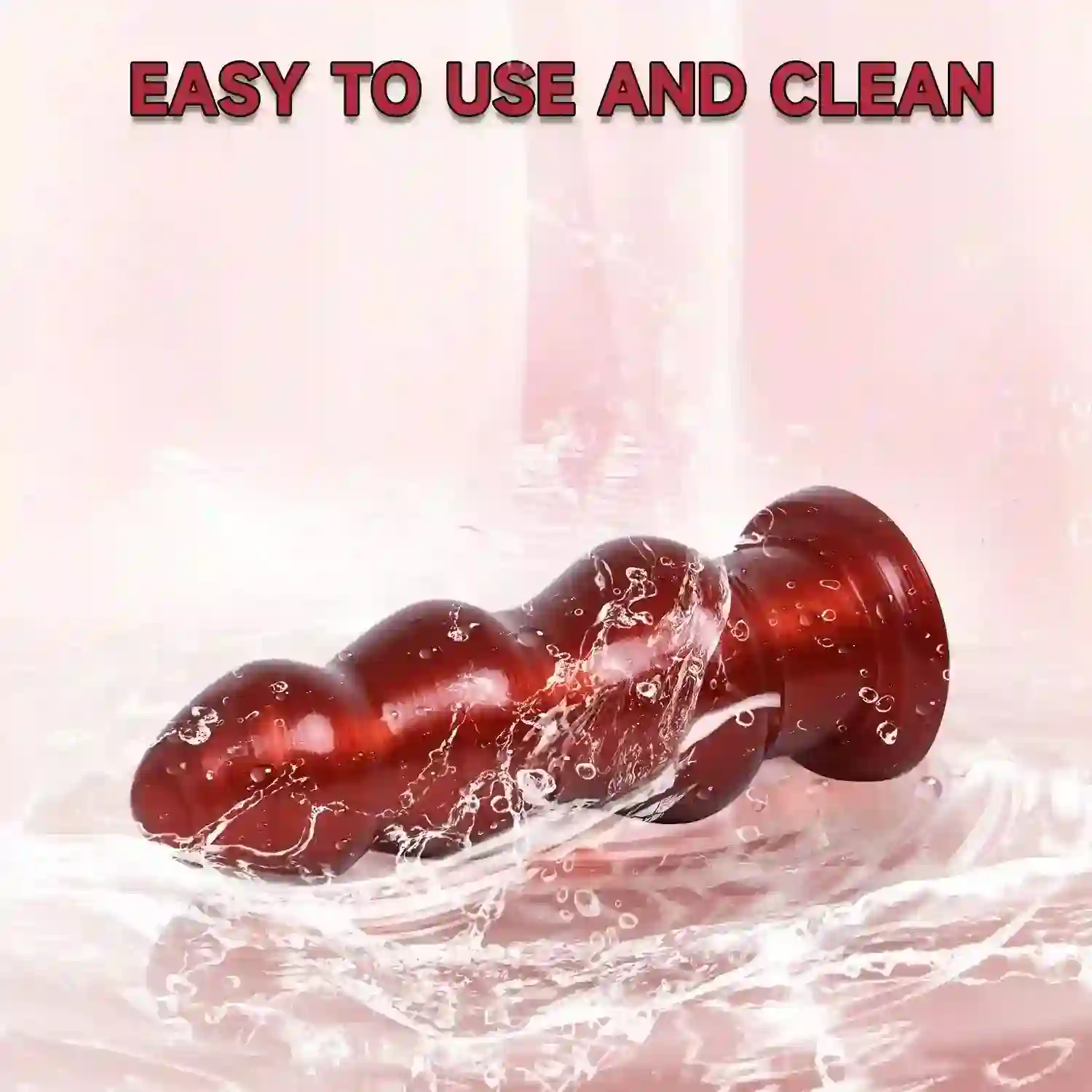 conical shape anal plug pvc