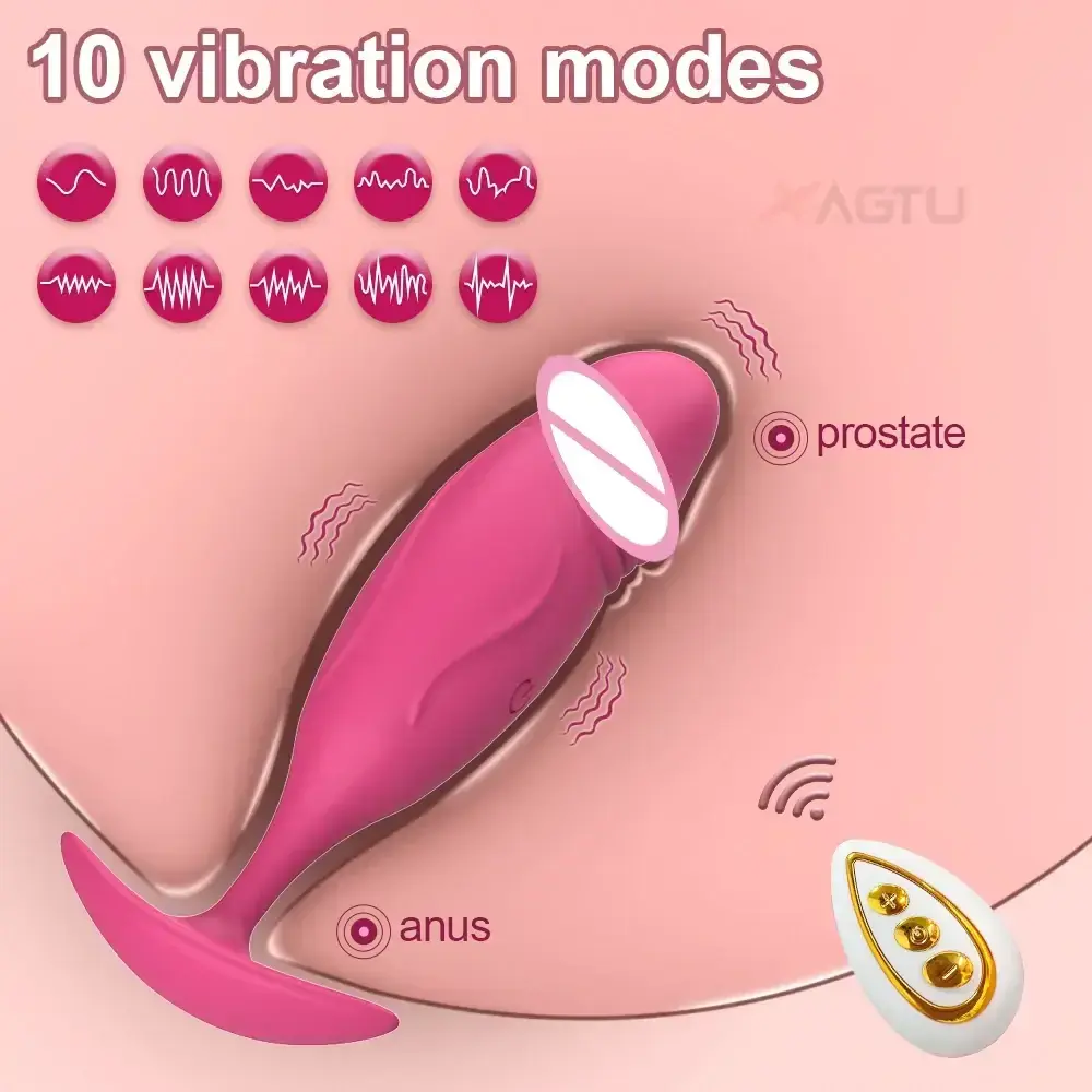 contoured prostate massager app enabled