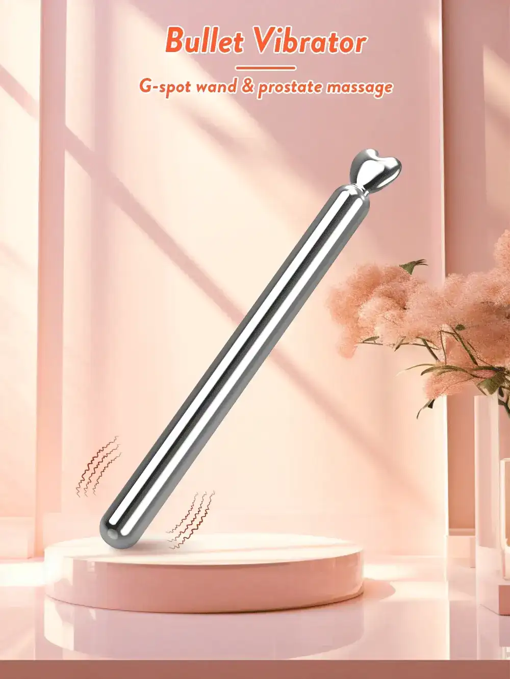 dc charging anal vibrator silicone