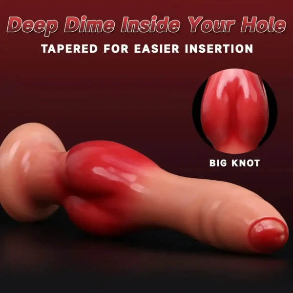 dog knot anal toy suction