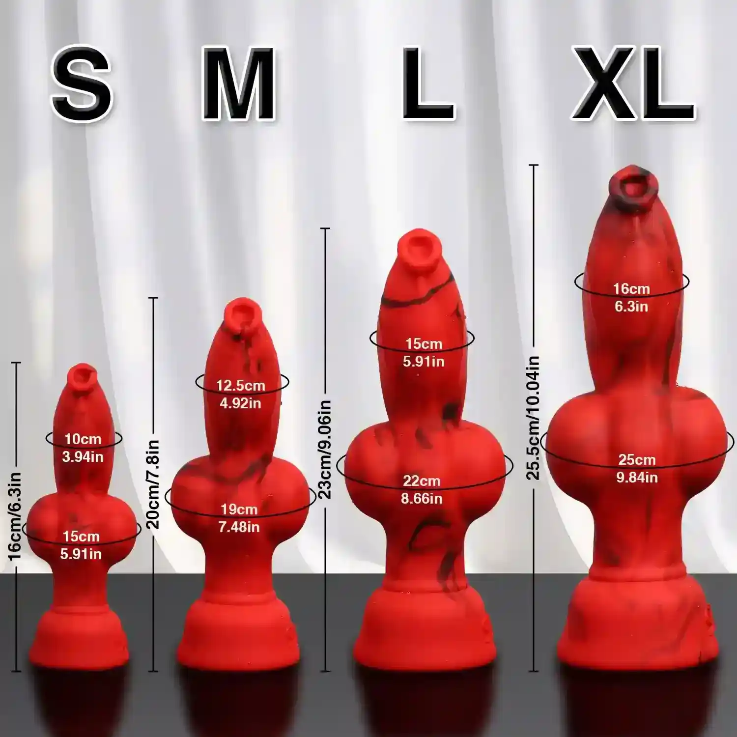 dog knot butt plug realistic