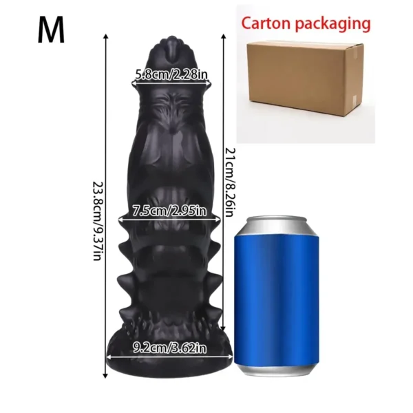 dragon scale dildo flexible rubber