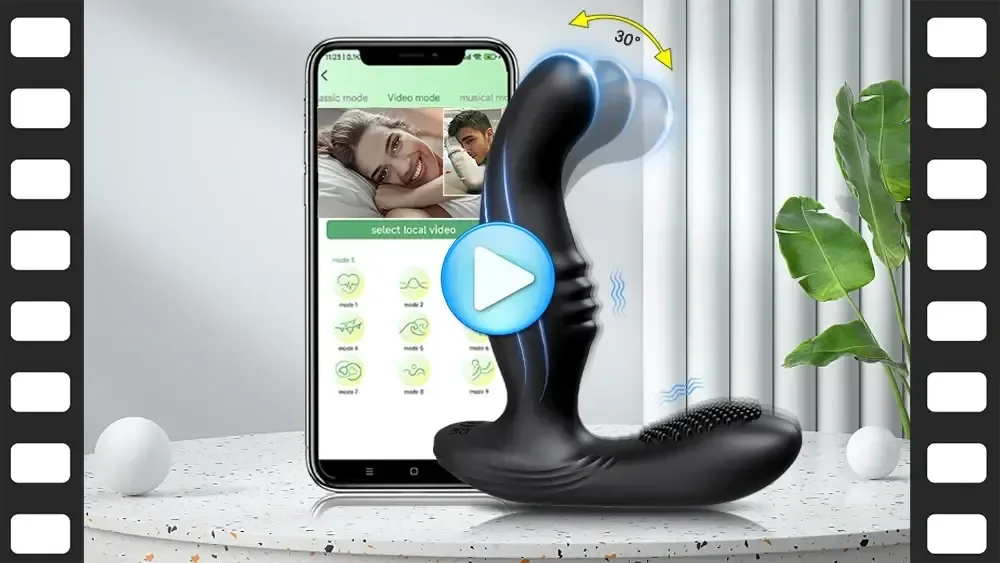 dual motor prostate massager pliable