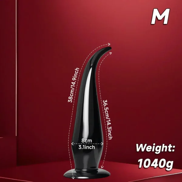 durable pvc butt plug massager