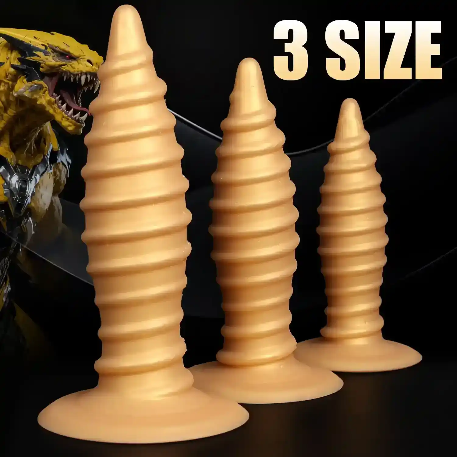 easy clean spiral anal toy