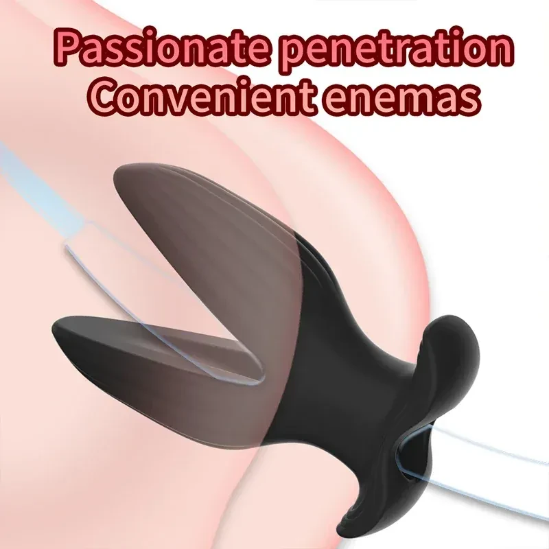 ergonomic hollow anal plug design