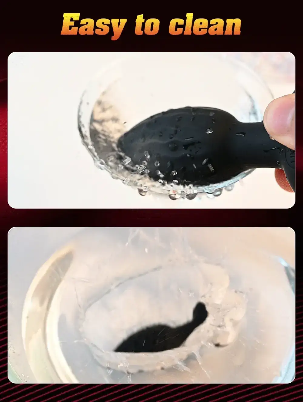 ergonomic prostate massager silicone black