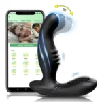 ergonomic prostate tapping anal toy